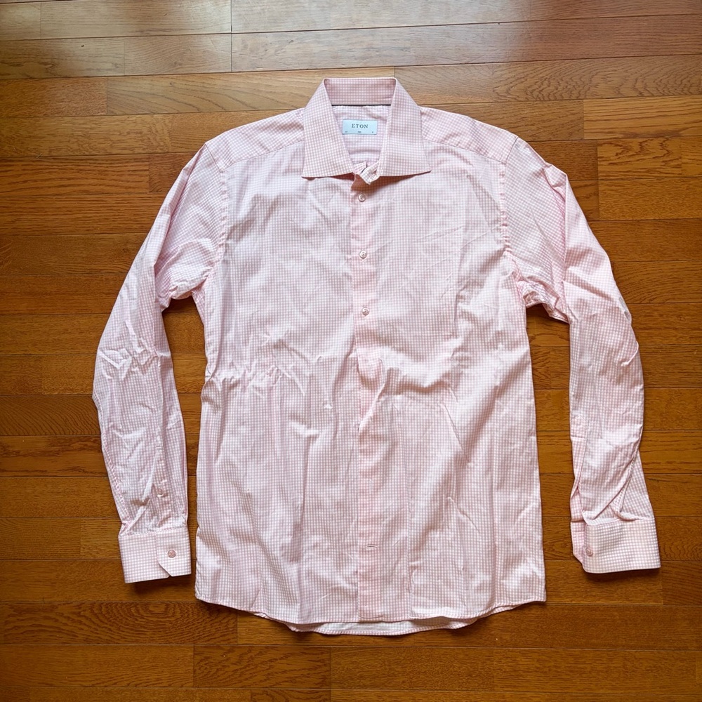 Eton Dress Shirt Slim Fit Pink